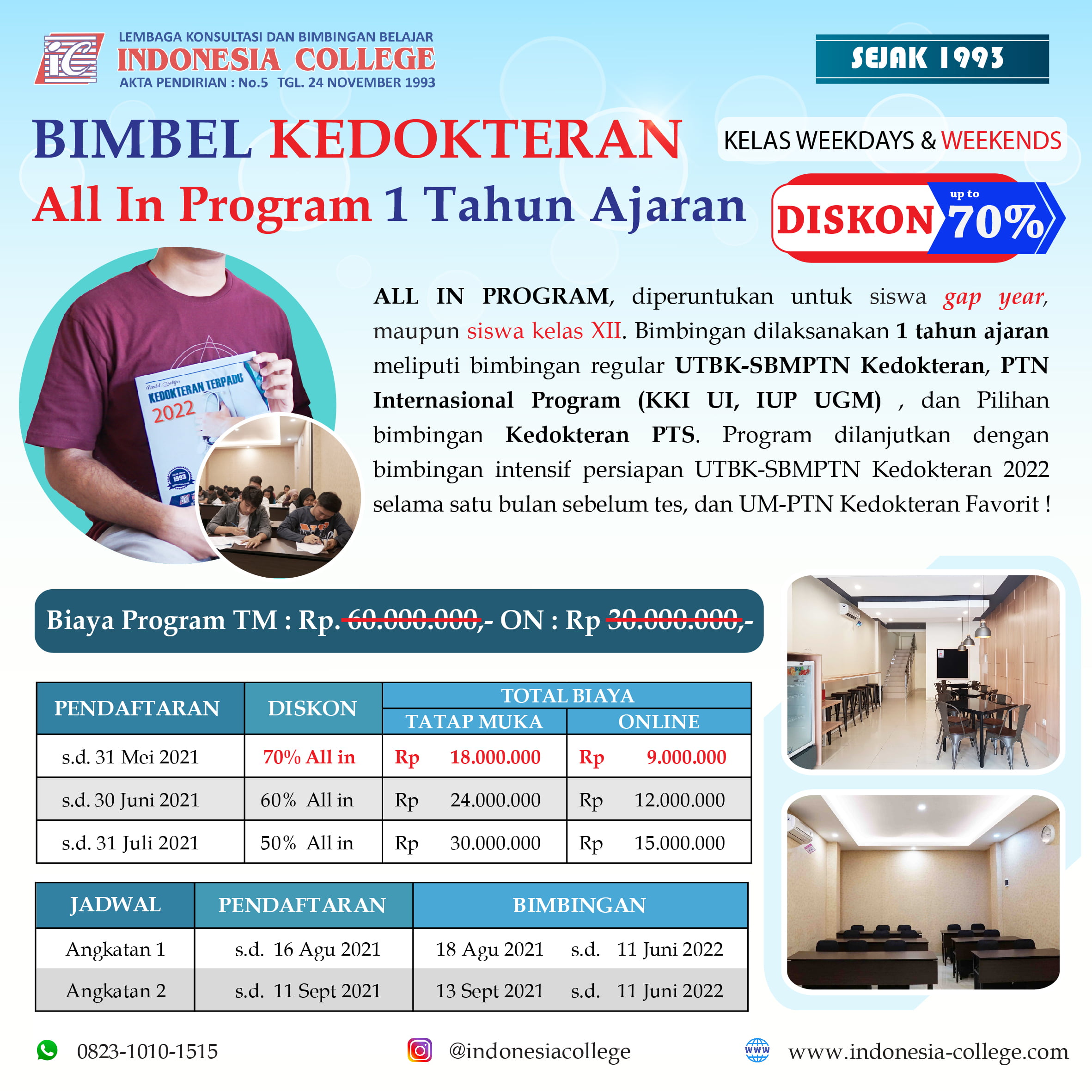 Biaya Bimbel Kedokteran